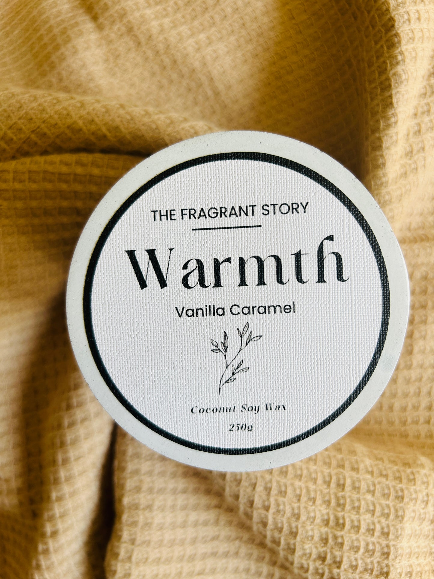 Warmth : Vanilla Caramel - Concrete Candle Ritual